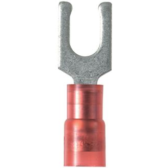 Panduit-PN18-6LF-C Raccordement de terminaux Fork Terminal 18-22AWG Copper Red 20.8mm Tin Bottle