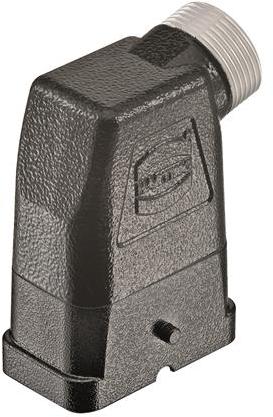 HARTING-19127080511 Schrumpfbalgenadapter Hood 90° Powder Zinc Die Cast Single Lock Han-Compact®