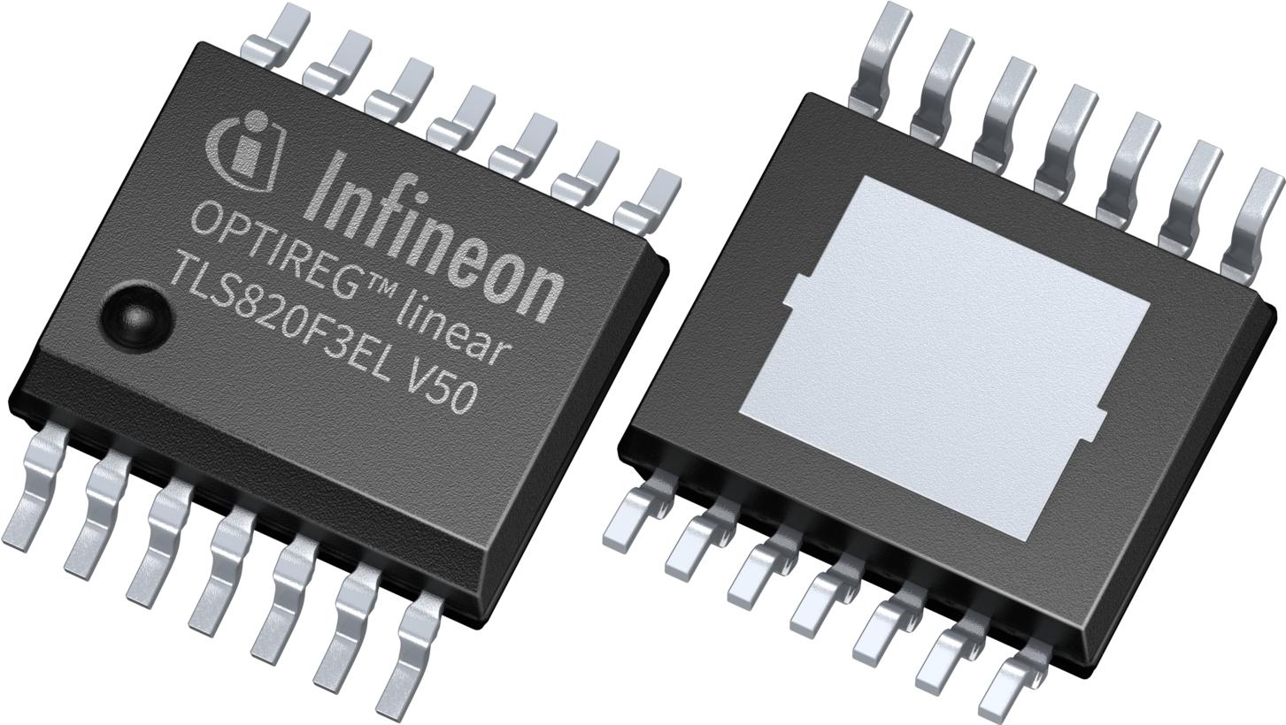 Infineon Technologies AG-TLS820F3ELV50XUMA1 Linear Regulators LDO Regulator Pos 5V 0.2A Automotive 14-Pin SSOP T/R
