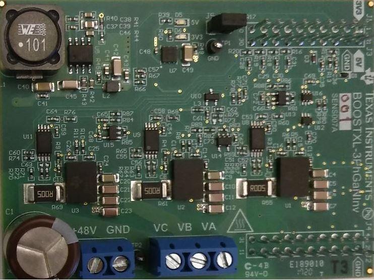 Texas Instruments-BOOSTXL-3PHGANINV Placas y kits de desarrollo de administración de potencia LMG5200 Gate and Power Driver Evaluation Board
