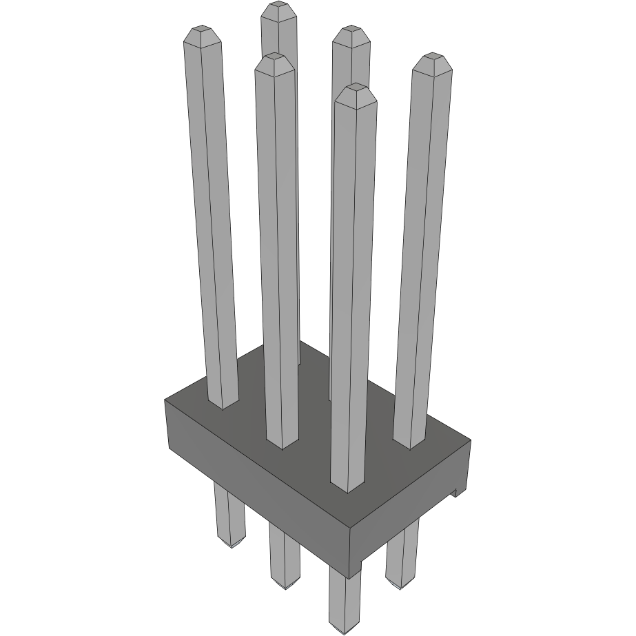 Samtec-MTMM-103-09-T-D-350 Steckverbinderleisten und Leiterplattenbuchsen Conn Unshrouded Header HDR 6 POS 2mm Solder ST Thru-Hole Bulk
