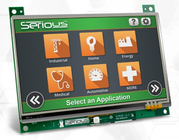 Serious Integrated, Inc-SIM535-A01-DEV-01 开发套件和工具 SIM535-A01-R55ALL STN Graphics Module Development Kit