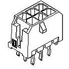 Molex-0440670602 Connector Headers and PCB Receptacles Conn Wire to Board HDR 6 POS 3mm Solder ST Top Entry Thru-Hole Micro-Fit 3.0 Tray