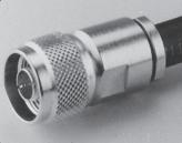 Radiall-R161020000 RF-Steckverbinder Conn Type N 0Hz to 11GHz 50Ohm Clamp ST Cable Mount PL Gold/Silver