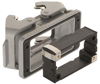 HARTING-09300100391 Schrumpfbalgenadapter Hood 180° 10 Shell Size Powder Die Cast Aluminum Han®