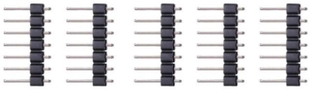 Seeed Technology Co.,Ltd-102010490 Kits de composants 7-pin male header for Seeed Studio Series Board(5 pcs)