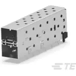 TE Connectivity-1932709-2 Connector Telephone and Telecom Conn SFP RCP 40 POS 1.25mm Press Fit RA Thru-Hole 40 Terminal 2 Port