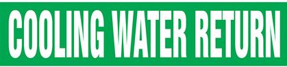 Panduit-PPMA1149B 标签 Labels Pipe Marker Dura-Polyester Vinyl Green/White 203.2x38.1mm