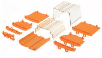 Weidmuller-4148400000 null Connector Accessories Extruded Profile Polyvinyl Chloride Orange