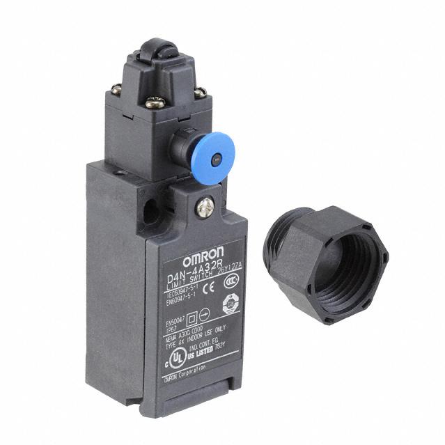 Omron-D4N-4A32R-NPT Limite de commutateur Switch Limit N.O./N.C. SPST/SPST Top Roller Plunger Screw Mount 3A 240VAC 250VDC Linear Conduit