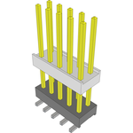 Conn Board Stacker HDR 10 POS 2.54mm Solder ST Top Entry SMD Tube