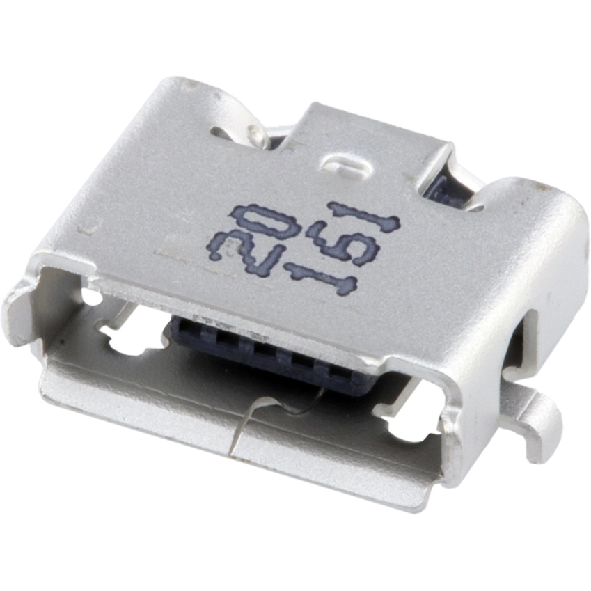 Molex-0475900001 Connector USB Conn Micro USB 2.0 Type AB RCP 5 POS 0.65mm Solder RA SMD 5 Terminal 1 Port T/R