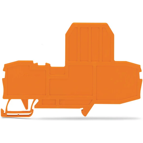 WAGO-2006-992 Steckverbinderzubehör Connector Accessories End Plate Polyamide 6/6 Orange Box