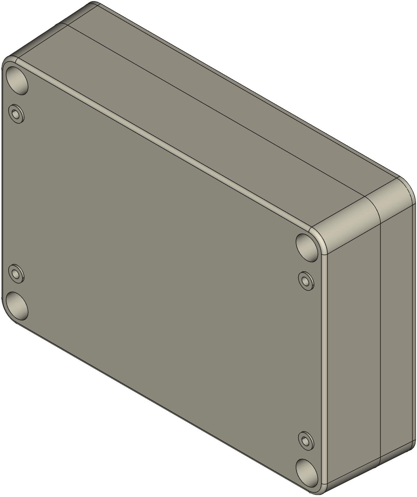 Hammond Manufacturing-RP1085C Cajas, compartimentos y anaqueles Clear/Light Gray Acrylonitrile Butadiene Styrene Wall Mount Watertight Enclosure