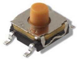 C&K-KSC441JDCT70SHLFS Switch Tactile Switch Tactile ON Mom SPDT Round Button J-Lead 0.05A 32VDC 1VA 300000Cycles 4.75N SMD T/R