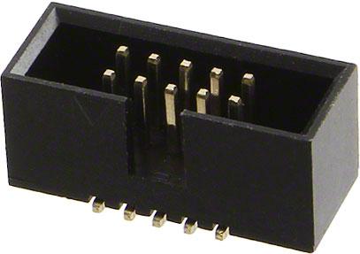 CnC Tech, LLC-3220-10-0300-00 连接器插头及 PCB 插座 Conn Shrouded Header (4 Sides) HDR 10 POS 1.27mm Solder ST SMD