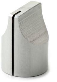 Kilo International-HD-75-1-6 Control Knobs Control Knob, Round/Wing Clear Line