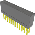 Conn Elevated Socket SKT 24 POS 2.54mm Solder ST Top Entry Thru-Hole Tube