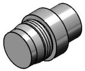 Bivar-GLP1-125-F-54 LED-Lichtleiter LED Light Pipe Vertical Rigid