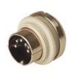 Belden-MASEI 5100 S Steckverbinder, rund panel-mounted plug with locking screw, solder joint