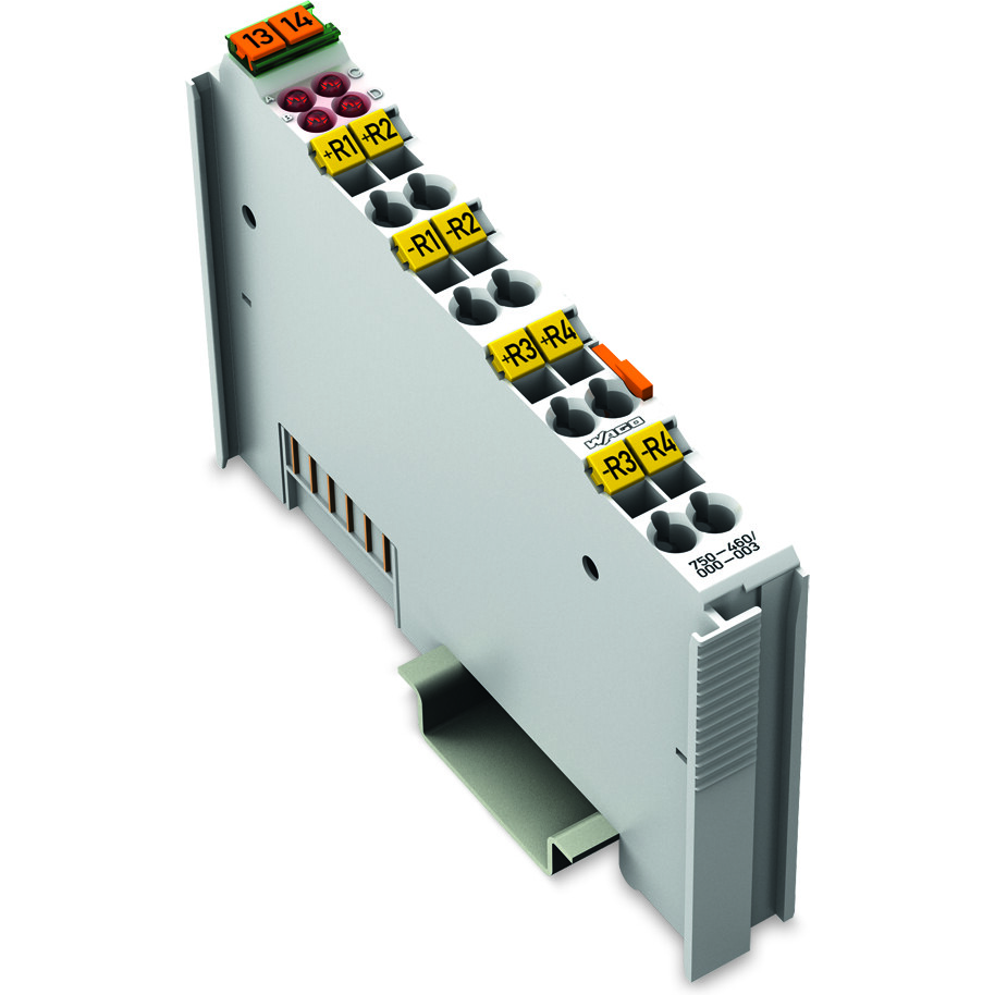 WAGO-750-460/000-003 Verschiedene Produkte 4-CHANNEL ANALOG INPUT PT 1000 / RTD FOR RESISTOR SENSORS