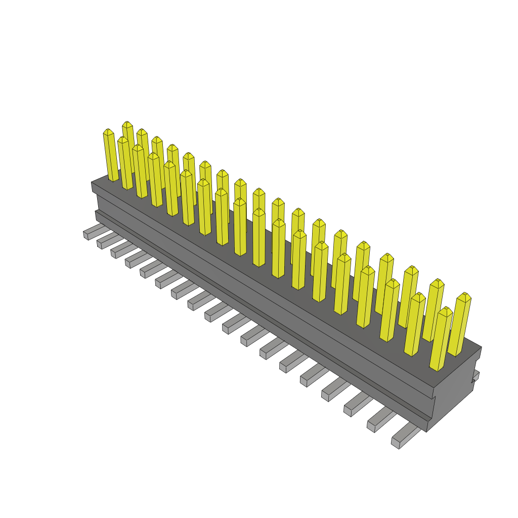 Samtec-FTSH-118-01-L-DV-A Connector Headers and PCB Receptacles Conn Unshrouded Header HDR 36 POS 1.27mm Solder ST Top Entry SMD TIGER CLAW™ Tube