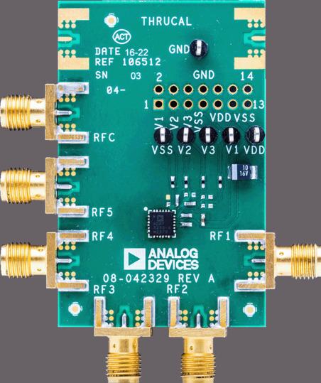 Analog Devices-ADRF5250-EVALZ Kit e schede di sviluppo RF/Wireless ADRF5250 RF Switch Evaluation Board