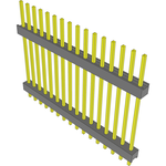 Conn Board Stacker HDR 16 POS 2.54mm Solder ST Top Entry Thru-Hole Bulk