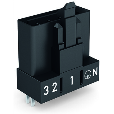 WAGO-890-815 Steckverbinder, Klemmenblöcke Plug for PCBs, straight, 5-pole, Cod. A, black