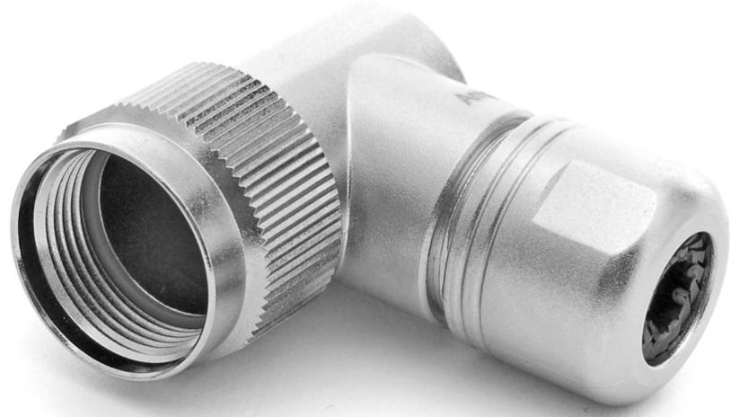 Amphenol-RT0B-12CG-NS2 Schrumpfbalgenadapter Cord Grip 90° 12 Shell Size Nickel Zinc Alloy eco/mate® RM