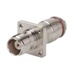 Conn TNC 0Hz to 11GHz 50Ohm Clamp ST Flange Mount F Gold Over Nickel Single