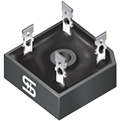 Taiwan Semiconductor-GBPC5010M T0G Brückengleichrichter Diode Rectifier Bridge Single 1KV 50A 4-Pin Case GBPC40-M Tray