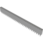 Conn Socket Strip SKT 30 POS 2.54mm Solder ST Top Entry Thru-Hole TIGER CLAW™ Tube