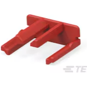 TE Connectivity-1563124-1 Carcaza de cables discretos de conector Conn Housing F 10 POS Crimp ST Cable Mount Red Box/Carton