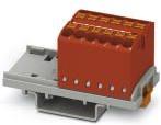 PHOENIX CONTACT-3273026 Blocs de raccordement de terminaux Conn Distribution Terminal Block 12 POS Push-In DIN Rail/Panel Mount 24A