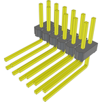 Conn Unshrouded Header HDR 12 POS 2.54mm Solder RA Side Entry Thru-Hole Bulk