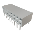 Conn Socket Strip SKT 16 POS 2.54mm Solder RA Side Entry Thru-Hole TIGER CLAW™ Tube