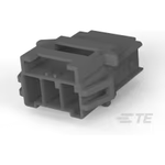 Conn Housing RCP 3 POS 6mm Crimp ST Panel Mount Dark Gray Carton