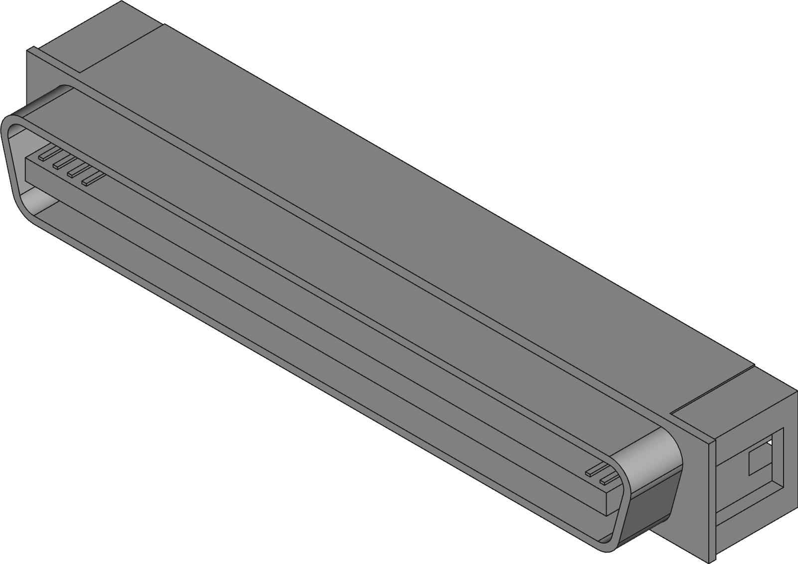 3M-10180-6000EC Connector SCSI Conn Mini D Ribbon PL 80 POS 1.27mm IDT RA Cable Mount 80 Terminal 1 Port