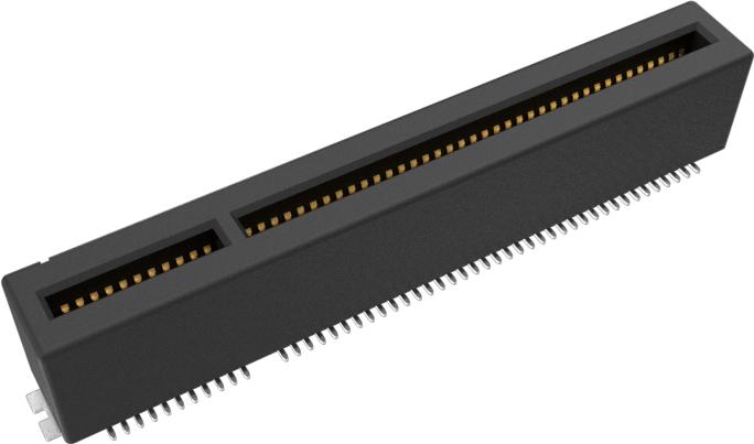 Amphenol Communications Solutions-10061913-102PLF Raccordement de bord de carte PCI Express® GEN 3 Card Edge, Storage and Server Connector, Vertical, Surface Mount, x8, 98 Positions, 1.00mm (0.039in) Pitch