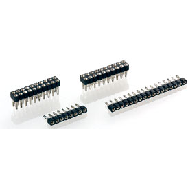 PRECI-DIP SA-446-87-230-41-036101 连接器插头及 PCB 插座 Conn Socket Strip SKT 30 POS 2.54mm Press Fit ST Top Entry Thru-Hole