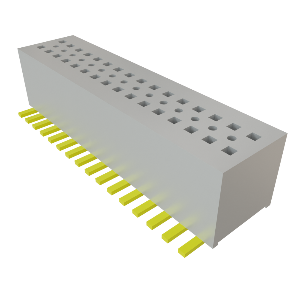 Samtec-CLE-116-01-G-DV Piastre connettori e prese PCB Conn Socket Strip SKT 32 POS 0.8mm Solder ST SMD Tube
