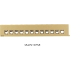 Weidmuller-0241260000 连接器接线板 Conn Terminal Strip F 24 POS 6.35mm Screw Cable Mount 10A