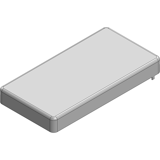 Masach Tech-MS520-10S null 52 x 26.7 x 6mm One-piece Drawn-Seamless RF Shield/EMI Shield (CRS)