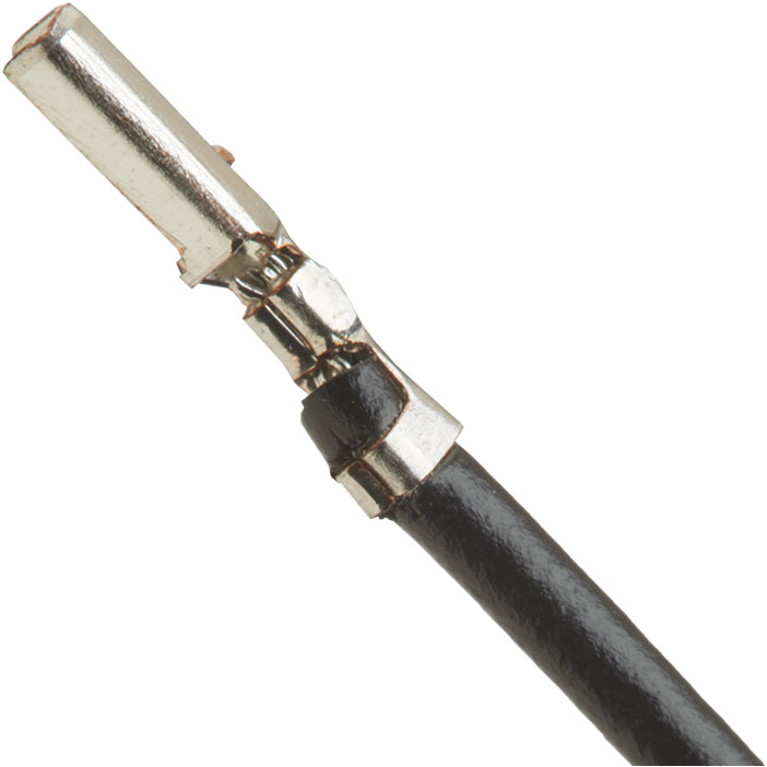 Molex-0797581011 Assemblaggio cavo Altro Cable Assembly UL 1061 0.3m 24AWG Terminal to Terminal 1 to 1 POS M-M Crimp-Crimp CLIK-Mate Bag
