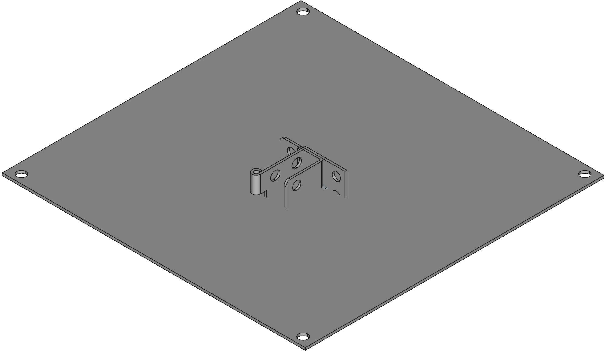Hammond Manufacturing-SPB1 null Swing Panel Kit