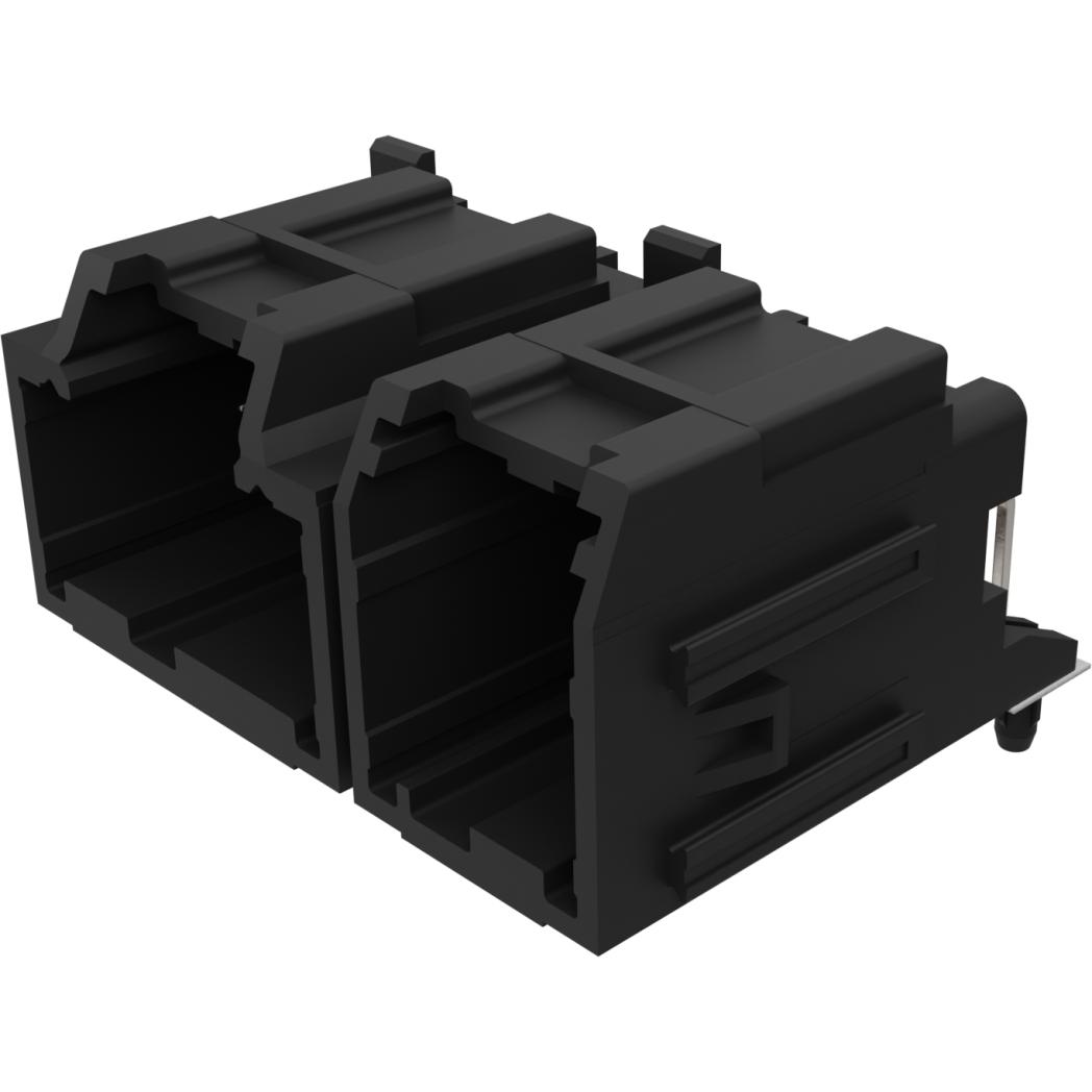 Molex-347082028 Connector Headers and PCB Receptacles Conn Shrouded Header (4 Sides) HDR 24 POS 2.54mm Solder RA Thru-Hole Stac64 Tray