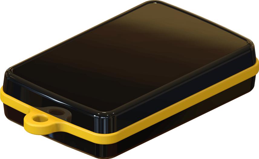 Serpac Electronic Enclosures-CXL64DBKAYL  Black Polycarbonate Waterproof Pendant Enclosure with Yellow Seal	 <h4><strong>CALIFORNIA&nbsp;PROPOSITION</strong> ⚠️<strong>65&nbsp;WARNING</strong>⚠️</h4>