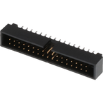 Conn Shrouded Header (4 Sides) HDR 34 POS 2.54mm Solder ST Top Entry Thru-Hole C-Grid Tray