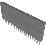 Conn Elevated Socket SKT 20 POS 2.54mm Solder ST Top Entry Thru-Hole Tube